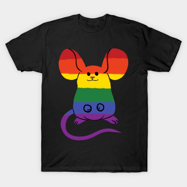 Gay Pride Mouse T-Shirt by gaypompeii